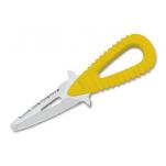Mac Coltellerie Micro Sub Dive Knife - 2.36" Blade, Yellow Handle