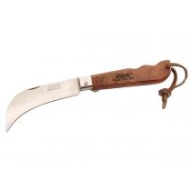 MAM Knives Navalha 2071 Mushroom Pocket Knife - 3.54" Stainless Steel Blade, Beechwood Handle