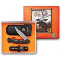 Marbles Brushy Mountain Survival Gift Set - Knife, Paracord Bracelet with Compass, Whistle, Fire Striker