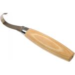 Morakniv 164 Right Handed Wood Carving Knife -  Curved 52mm Blade and Birch Handle