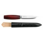 Mora Classic No 2 Knife - 4.13" Carbon Steel Blade, Red Birch Handle