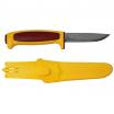 Morakniv Basic 546 Limited Edition 2023 Knife  - 3.58" Stainless Steel Blade, Yellow Red Handle