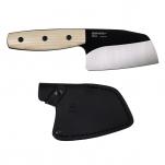 Mora Rombo Knife Ash Wood Blackblade - 4.68" Stainless Steel Blade, Ash Wood Handle