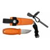 Mora Eldris Orange Short Steel Neck Knife Kit - Sheath and Fire Starter