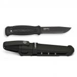Morakniv Garberg Knife 4.3" Black Carbon Steel Blade, Multi-Mount Sheath, Polyamide Handle