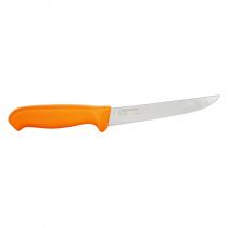 Morakniv Hunting Straight Boning Knife - 6.1" Stainless Steel Blade Burnt Orange Handle