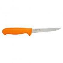 Morakniv Hunting Narrow Boning Knife - 5.27" Stainless Steel Blade Burnt Orange Handle
