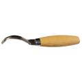 Mora 163 Double Edge Hook Spoon or Bowl Wood Carving Knife with Birch Handle