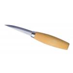 Morakniv 106 Wood Carving Knife - 3.18" Carbon Steel Blade, Birch Handle with Sheath