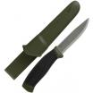 Morakniv Companion Knife Military Green - 4" Stainless Steel Blade, Military Green Colour (NATO Approved)