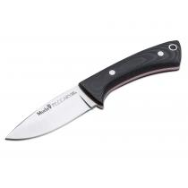 Muela Peccary Black Bushcraft Knife - 2.75" Blade Black Micarta Handle Kydex Sheath