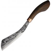 MY Parang Village Chandong Machete - 9.5" Carbon Blade, Walnut Handle, Copper Bolster
