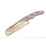 Myerchin A510P Safety Diving Knife - 3.8" Blunt End Part Serrated Blade