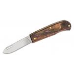 Ontario Old Hickory Outdoor UK EDC Folding Knife - 2.9" High Carbon Steel Blade, Hardwood Handle