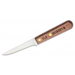 Old Hickory Mini Fillet Knife 3.25" Carbon Steel Blade, Leather Sheath