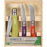 Opinel 3 Piece Gardeners Set - Saw Knife and Pruning Knife in Wooden Box