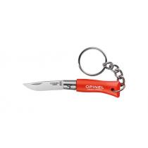Opinel No.2 Orange Pocket Knife with Key Ring - 1.37" Blade