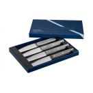 Opinel Facette 4pc Table Knife Box Set - Slate VittEr