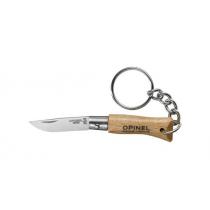 Opinel No. 2 Non Locking Stainless Steel Keyring Knife - 3.5cm Stainless Steel Blade