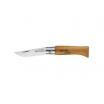 Opinel No.3 Beechwood Pocket Knife - 1.57" Carbon Steel Blade