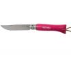Opinel No.6 Trekking Knife Raspberry - 7cm Blade