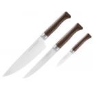 Opinel Les Forges 1890 Trio Professional Knife Set - Paring, Chef and Carving Knives
