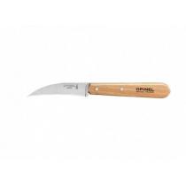 Opinel No.114 Beechwood Parallele Vegetable Knife - 2.75" Blade