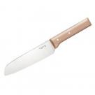 Opinel No.119 Beechwood Parallele Multi Purpose Santoku Knife - 6.69" Blade