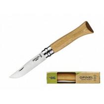 Opinel No.6 Oak Pocket Knife - 2.75" Blade