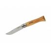 Opinel No.9 Beechwood Pocket Knife - 3.54" Stainless Steel Blade