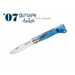 Opinel No. 7 Outdoor Junior Knife Blue - 7.5cm Blade