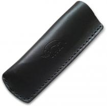 Otter Mercator Black Leather Case - For Folding Knives up to 4.75" Closed.