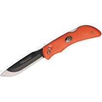 Outdoor Edge Razor-Blaze Folding Hunter 3.5" Replaceable Blade, Orange TPR Handles, Mossy Oak Nylon Sheath
