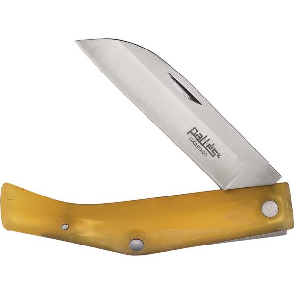 Palles UK EDC Bird Beak Pen Knife - 3" Stainless Steel Blade, Faux Horn Handle