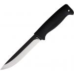 Peltonen Knives M95 Ranger Puukko Knife - 6" Carbon Steel Blade Black Handle