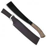 Condor Cambodian Machete 10.38" 1075 Carbon Steel Blade, Micarta Handles, Welted Leather Sheath
