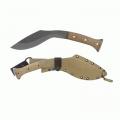 Condor K-TACT Kukri Knife Fixed 10" Carbon Steel Blade, Desert Micarta Handles, Kydex Sheath