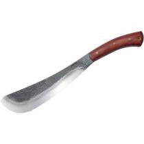 Condor Pack Golok Machete 11" Carbon Steel Blade, Hardwood Handles, Leather Sheath