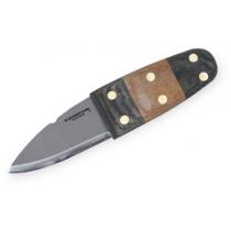 Condor Primitive Bush Dagger 2.63" 1075 Carbon Steel Blade, Micarta Handles, Welted Leather Sheath