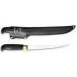 Marttiini Condor Golden Trout Fillet Knife -  6" Stainless Steel Blade, Rubber Handle, Leather Sheath