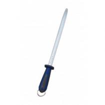 Fischer Bargoin N245B 30cm Round Fine Sharpening Steel Blue Handle