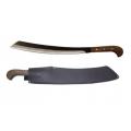 Condor Duku Parang Machete 15.5" Carbon Steel Blade, Hardwood Handle, Leather Sheath