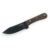 Condor Hudson Bay Mini Knife 4.9" 1075 Carbon Steel Blade, Walnut Handles, Welted Leather Sheath