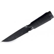 Condor Mini Matagi Knife 4-3/4" Carbon Steel Blade, Paracord Wrapped Handle, Leather Sheath
