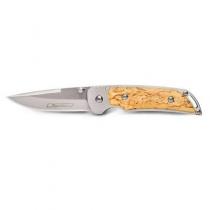 Marttiini Folding Knife MFK-CB with Steel Blade and Birch Handle