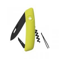 Swiza D01 Swiss Pocket Knife Multi-Tool Black Blade - Moss