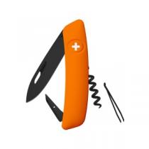 Swiza D01 Swiss Pocket Knife Multi-Tool Black Blade - Orange