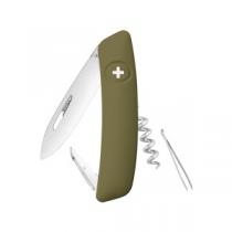Swiza D01 Swiss Pocket Knife Multi-Tool Silver Blade - Olive