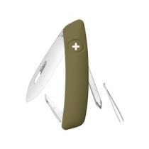 Swiza D02 Swiss Pocket Knife Multi-Tool Silver Blade - Olive