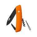 Swiza D03 Swiss Pocket Knife Multi-Tool Black Blade - Orange